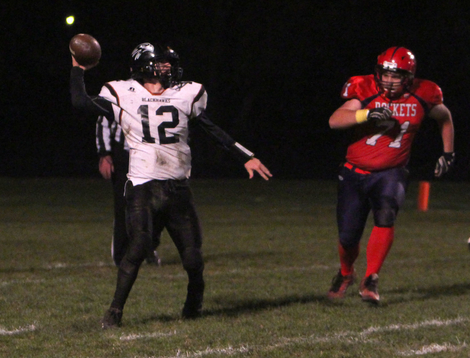 Bloomer football at Spencer/Columbus 10-26-18